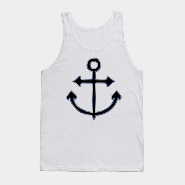 Anchor Tank Top by Darknessfell